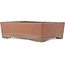 Maceta rectangular sin esmaltar para bonsái de Kizan - 385 x 290 x 105 mm