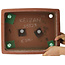 Maceta rectangular sin esmaltar para bonsái de Kizan - 382 x 300 x 95 mm