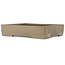 Maceta rectangular sin esmaltar para bonsái de Hekisui - 345 x 278 x 75 mm