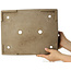 Maceta rectangular sin esmaltar para bonsái de Hekisui - 345 x 278 x 75 mm
