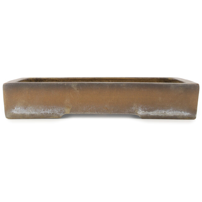 Maceta rectangular sin esmaltar para bonsái de Shoko - 430 x 320 x 75 mm