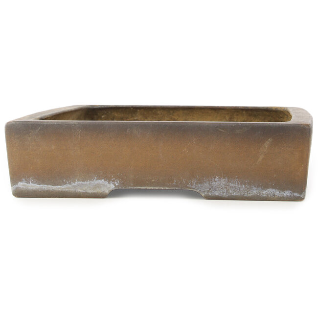 Rechteckiger unglasierter Bonsai-Topf von Shoko - 430 x 320 x 75 mm