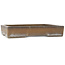 Maceta rectangular sin esmaltar para bonsái de Shoko - 430 x 320 x 75 mm