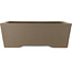 Rectangular unglazed bonsai pot by Yamaaki Koshosen (first generation) - 395 x 303 x 135 mm