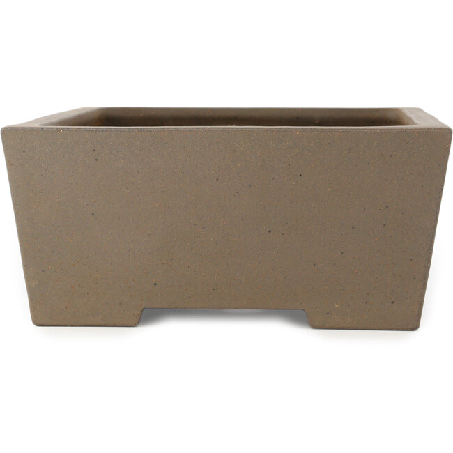 Maceta rectangular sin esmaltar para bonsái de Yamaaki Koshosen (primera generación) - 395 x 303 x 135 mm