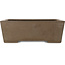 Rectangular unglazed bonsai pot by Yamaaki Koshosen (first generation) - 395 x 303 x 135 mm