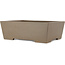 Rectangular unglazed bonsai pot by Yamaaki Koshosen (first generation) - 395 x 303 x 135 mm