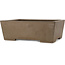 Rectangular unglazed bonsai pot by Yamaaki Koshosen (first generation) - 395 x 303 x 135 mm