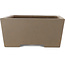 Rectangular unglazed bonsai pot by Yamaaki Koshosen (first generation) - 395 x 303 x 135 mm