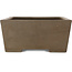 Rectangular unglazed bonsai pot by Yamaaki Koshosen (first generation) - 395 x 303 x 135 mm