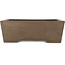 Pot à bonsaï rectangulaire non émaillé de Yamaaki Koshosen (première génération) - 395 x 303 x 135 mm