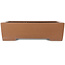 Maceta rectangular sin esmaltar para bonsái de Kizan - 385 x 295 x 90 mm
