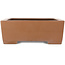 Rectangular unglazed bonsai pot by Kizan - 385 x 295 x 90 mm