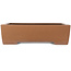 Maceta rectangular sin esmaltar para bonsái de Kizan - 385 x 295 x 90 mm