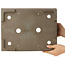 Pot à bonsaï rectangulaire non émaillé de Yamaaki Koshosen (première génération) - 395 x 303 x 135 mm