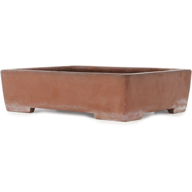 Pot à bonsaï rectangulaire non émaillé de Kizan - 320 x 243 x 83 mm