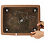 Pot à bonsaï rectangulaire non émaillé de Kizan - 385 x 295 x 90 mm