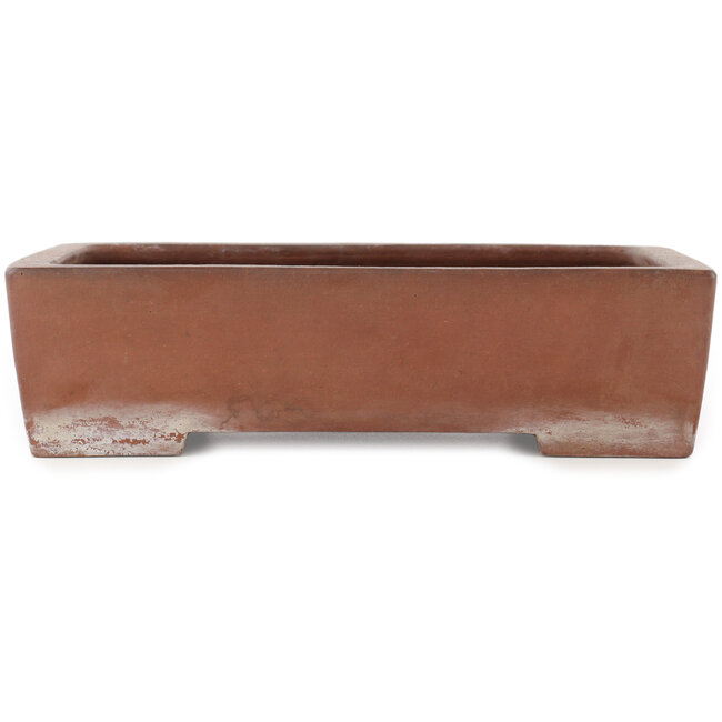 Maceta rectangular sin esmaltar para bonsái de Kizan - 320 x 243 x 83 mm