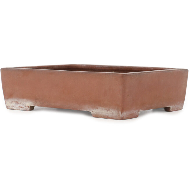 Pot à bonsaï rectangulaire non émaillé de Kizan - 320 x 243 x 83 mm