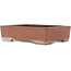 Rectangular unglazed bonsai pot by Kizan - 320 x 243 x 83 mm