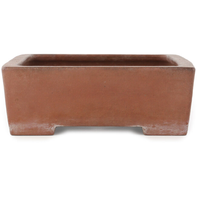 Vaso bonsai rettangolare non smaltato di Kizan - 320 x 243 x 83 mm