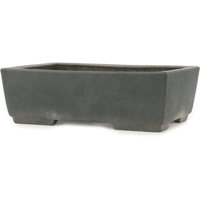 Vaso bonsai rettangolare non smaltato di Yamaaki - 320 x 218 x 100 mm