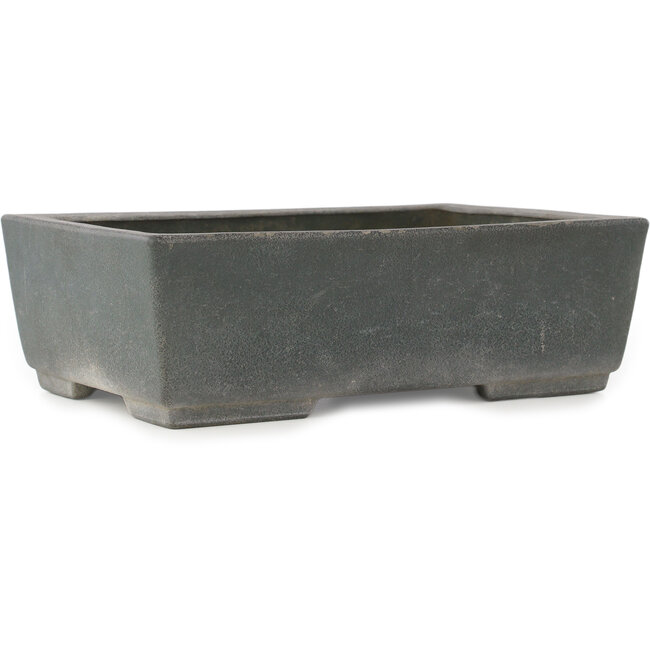 Pot à bonsaï rectangulaire non émaillé de Yamaaki - 320 x 218 x 100 mm