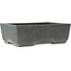 Rectangular unglazed bonsai pot by Yamaaki - 320 x 218 x 100 mm