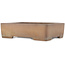 Rectangular unglazed bonsai pot by Sanpo - 340 x 258 x 90 mm