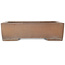 Rectangular unglazed bonsai pot by Sanpo - 340 x 258 x 90 mm