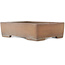 Maceta rectangular sin esmaltar para bonsái de Sanpo - 340 x 258 x 90 mm