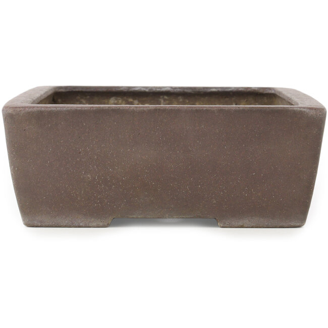 Vaso bonsai rettangolare non smaltato di Yamaaki - 318 x 215 x 80 mm