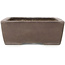 Rectangular unglazed bonsai pot by Yamaaki - 318 x 215 x 80 mm