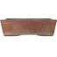Rectangular unglazed bonsai pot - 313 x 237 x 90 mm