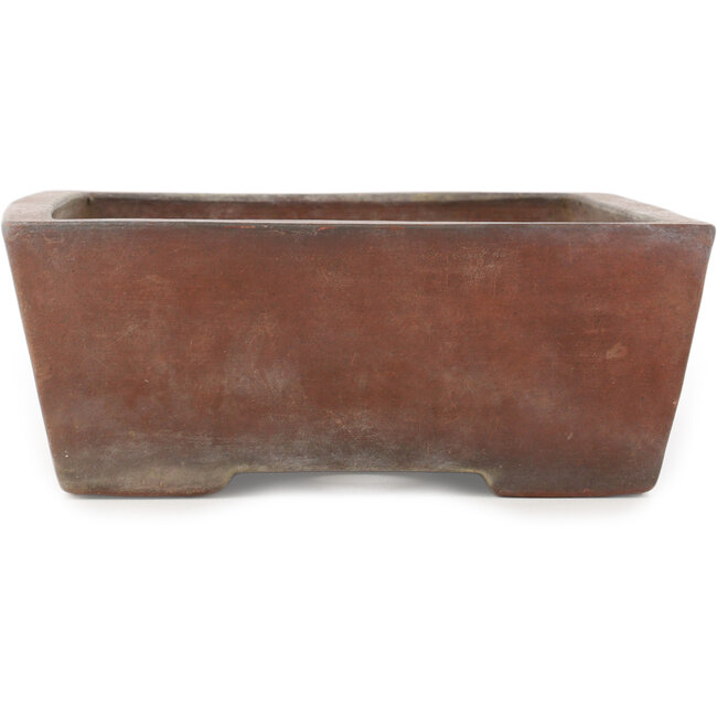 Rechteckiger unglasierter Bonsai-Topf - 313 x 237 x 90 mm