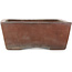 Maceta rectangular sin esmaltar para bonsái - 313 x 237 x 90 mm