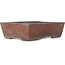 Rectangular unglazed bonsai pot - 313 x 237 x 90 mm