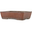 Rectangular unglazed bonsai pot - 313 x 237 x 90 mm