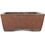 Rectangular unglazed bonsai pot - 313 x 237 x 90 mm