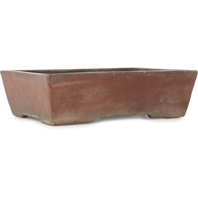 Rectangular unglazed bonsai pot - 313 x 237 x 90 mm