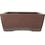 Rectangular unglazed bonsai pot by Yamaaki - 390 x 300 x 112 mm
