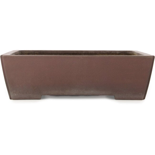 Vaso bonsai rettangolare non smaltato di Yamaaki - 390 x 300 x 112 mm