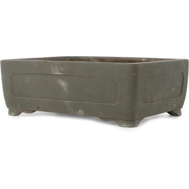 Pot à bonsaï rectangulaire non émaillé de Yamaaki - 347 x 250 x 115 mm