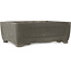 Rectangular unglazed bonsai pot by Yamaaki - 347 x 250 x 115 mm