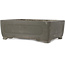 Rectangular unglazed bonsai pot by Yamaaki - 347 x 250 x 115 mm