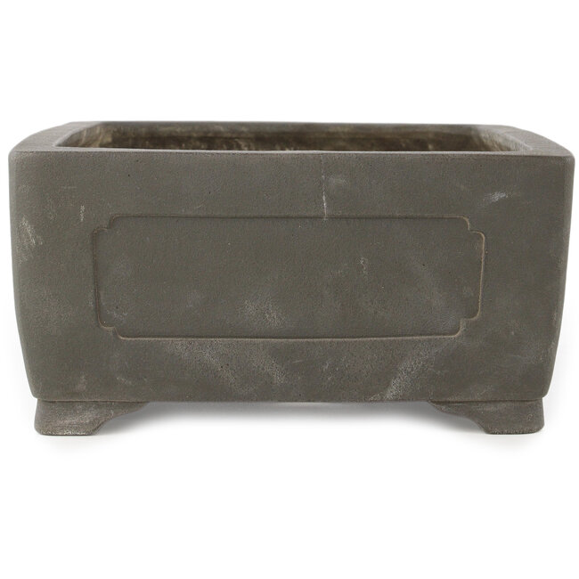 Vaso bonsai rettangolare non smaltato di Yamaaki - 347 x 250 x 115 mm