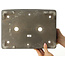 Pot à bonsaï rectangulaire non émaillé de Yamaaki - 347 x 250 x 115 mm