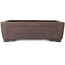 Maceta rectangular sin esmaltar para bonsái de Yamaaki - 412 x 298 x 130 mm