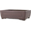 Maceta rectangular sin esmaltar para bonsái de Yamaaki - 412 x 298 x 130 mm