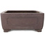 Maceta rectangular sin esmaltar para bonsái de Yamaaki - 412 x 298 x 130 mm